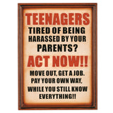 RAM Game Room Pub Sign Teenagers