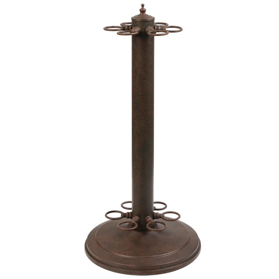 RAM Game Room 24" H Pool Cue Holder - Old Brown