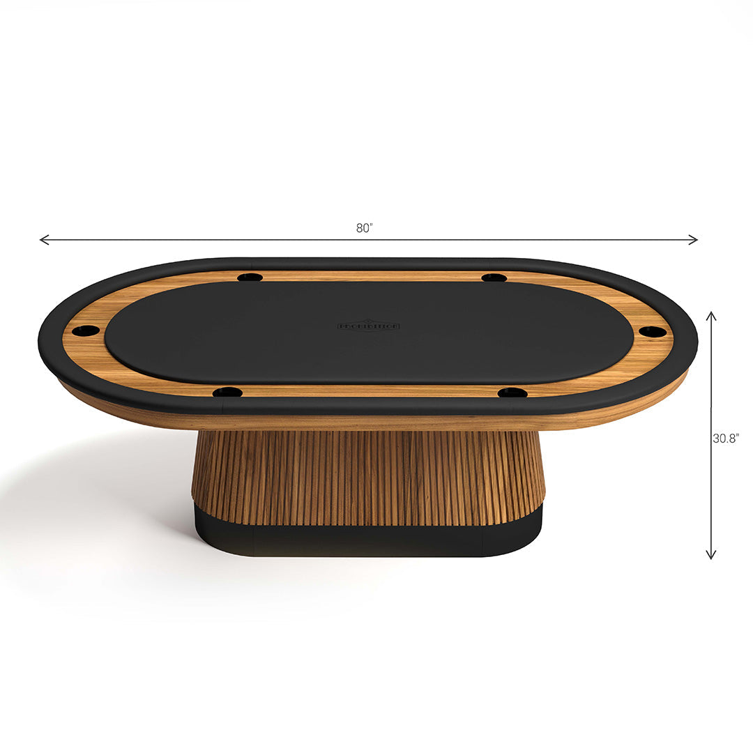 RAM Game Room Prohibition Texas Hold'em Poker Table - Walnut