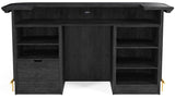 RAM Game Room Prohibition 84" Cocktail Bar - Black