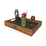RAM Game Room Prohibition Mini Cocktail Bar - Walnut - Bar only
