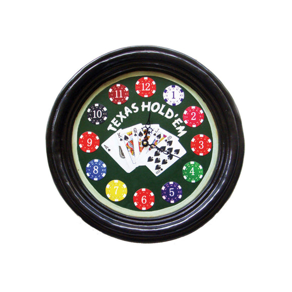 RAM Game Room “Texas Hold'em” Clock