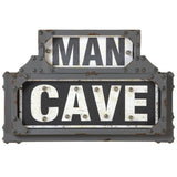 RAM Game Room “Man Cave” w/Lights Metal Wall Art Sign