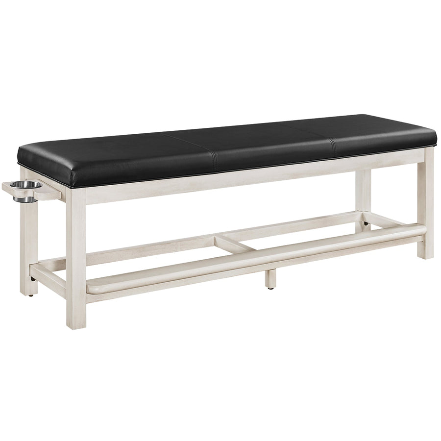 RAM Game Room Spectator Storage Bench - Antique White