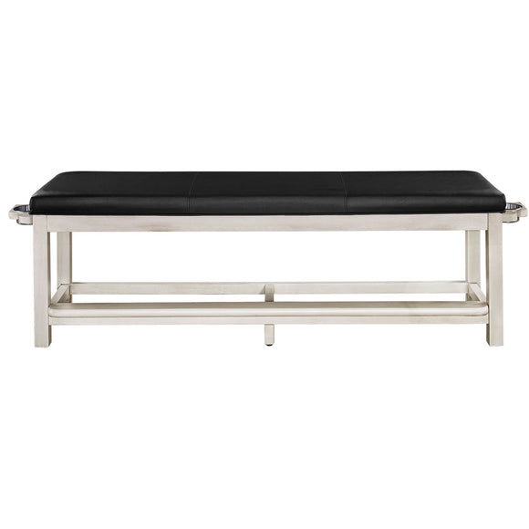 RAM Game Room Spectator Storage Bench - Antique White