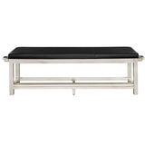 RAM Game Room Spectator Storage Bench - Antique White
