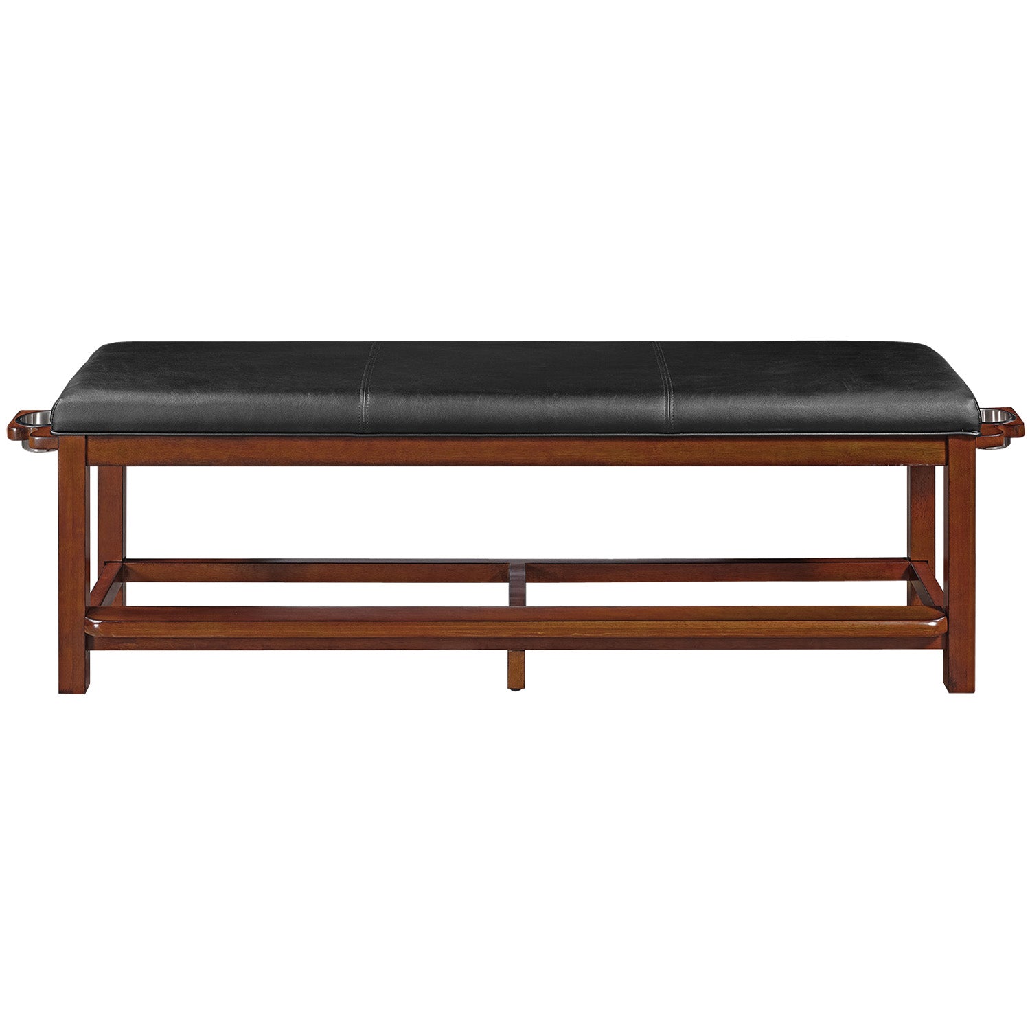 RAM Game Room Spectator Storage Bench - Chestnut