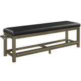 RAM Game Room Spectator Storage Bench - Slate