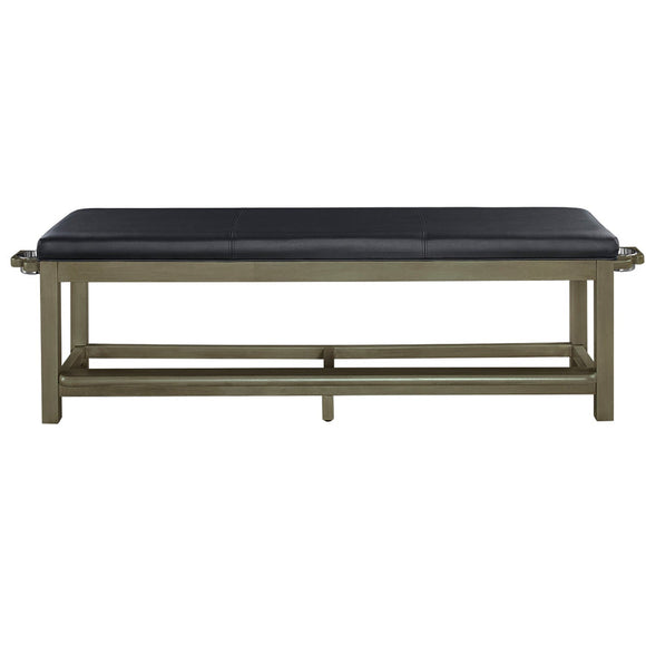 RAM Game Room Spectator Storage Bench - Slate