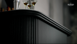 RAM Game Room Prohibition 84" Cocktail Bar - Black