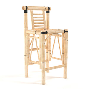 RAM Game Room Set of Two Bamboo Tiki Bar Stools