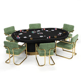 RAM Game Room Prohibition Texas Hold'em Poker Table - Black