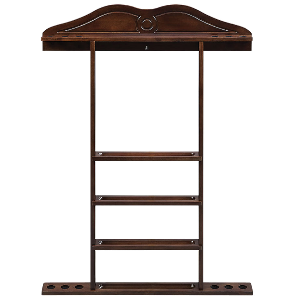 RAM Game Room Wall Cue Rack - Cappuccino