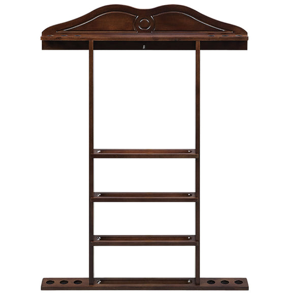 RAM Game Room Wall Cue Rack - Cappuccino