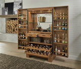 American Heritage Billiards Alta Wine & Spirit Cabinet in Brushed Walnut