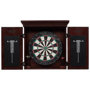 American Heritage Billiards Athos Dartboard Cabinet in Espresso