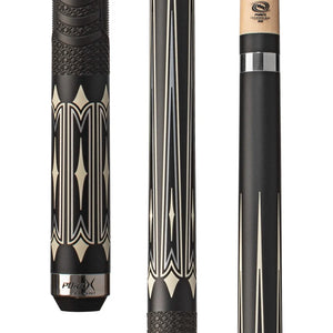 Pure X Matte Black & Imitation Bone Cue with MZ Grip