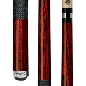 Pure X Zebrawood Cue with MZ Grip