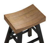 American Heritage Billiards Cheyenne Stool in Reclaimed Wood Counter Height