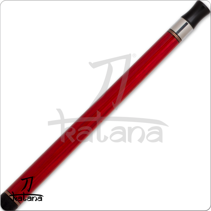 Red cue on a white background, featuring the 'Katana' brand.