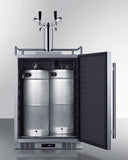 Summit Commercial 24" Wide Built-In Outdoor Commercial Beer Kegerator