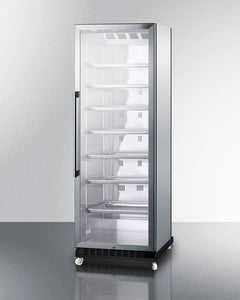 Summit Appliance24" Wide Mini Reach-In Beverage Center with Dolly