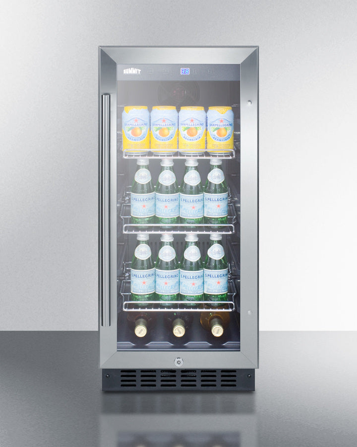 Summit Appliance 15" Wide Built-In Beverage Center