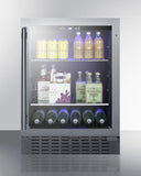 Summit Appliance  24" Wide Built-In Beverage Cooler