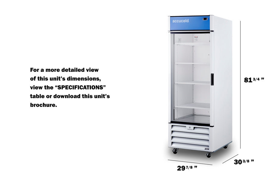 Summit Appliance 30" Wide Commercial Left Hinge Beverage Refrigerator