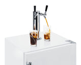 Summit Commercial 24" Wide Built-In Cold Brew Coffee Kegerator, ADA Compliant