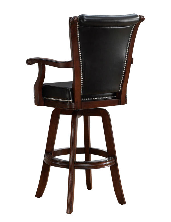 American Heritage Billiards Napoli Stool In Suede