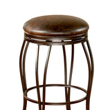 American Heritage Billiards Romano Stool in Coco Dual Height