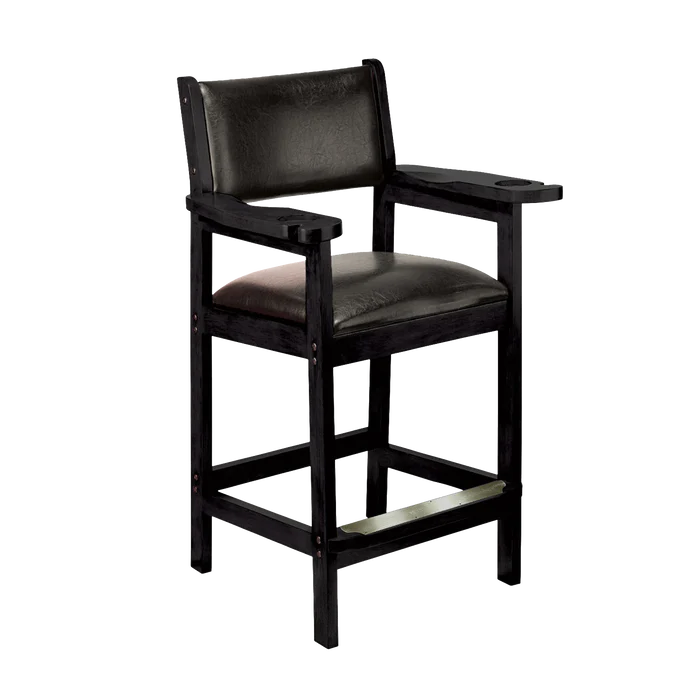 American Heritage Billiards SCD Spectator Chair in Black