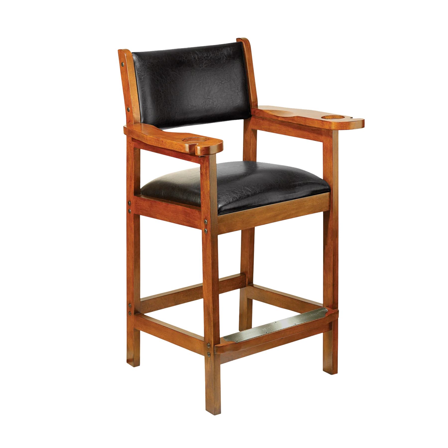 American Heritage Billiards SCD Spectator Chair in Old World Mahogany