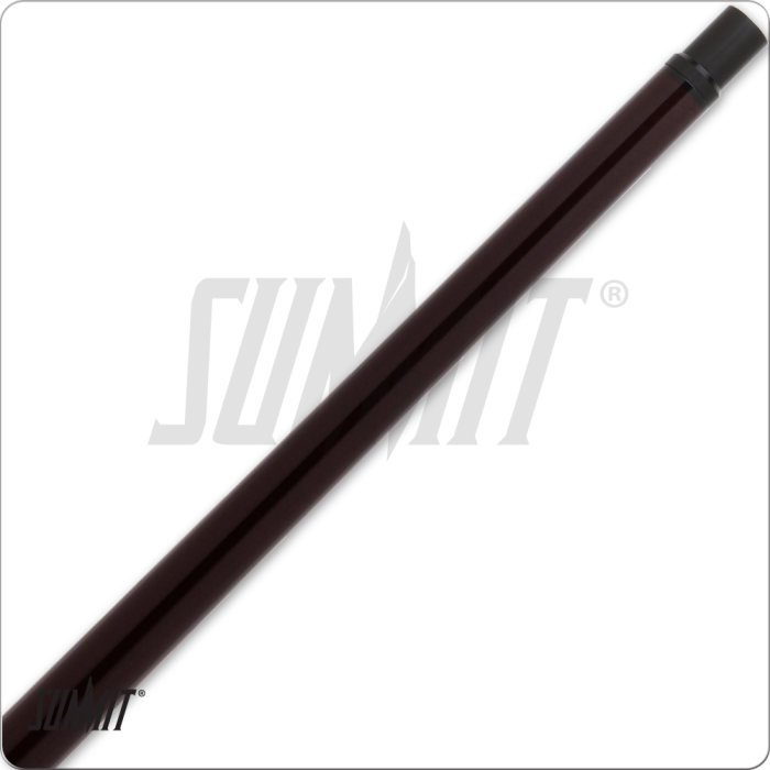 Black pool cue with 'Summit' branding on a white background