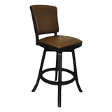 Imperial Bar Stool with Back in Black