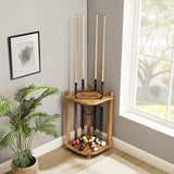 Imperial Double Thick Corner Cue Rack in Acacia
