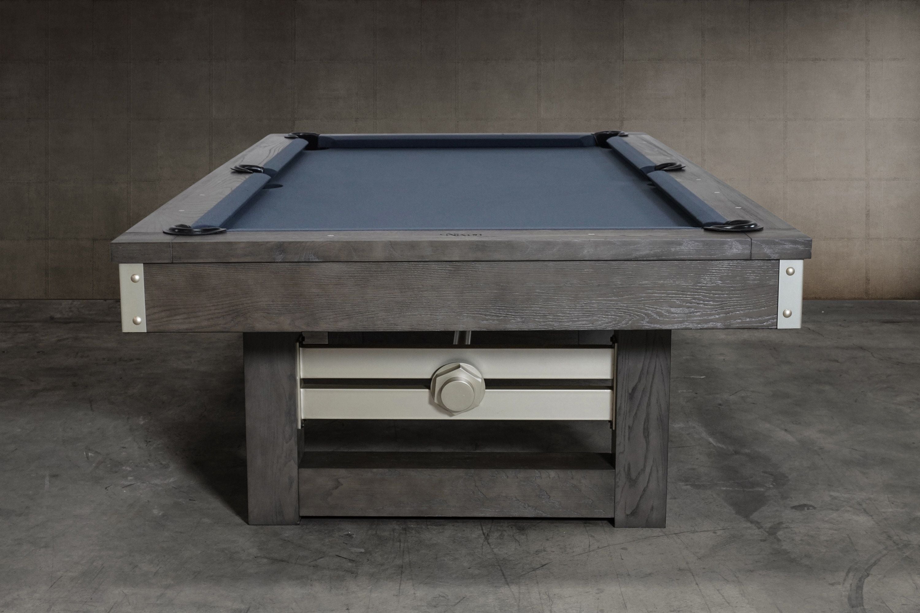 Nixon Bryant 7' Slate Pool Table in Grayson Grey Finish w/ Dining Top Option