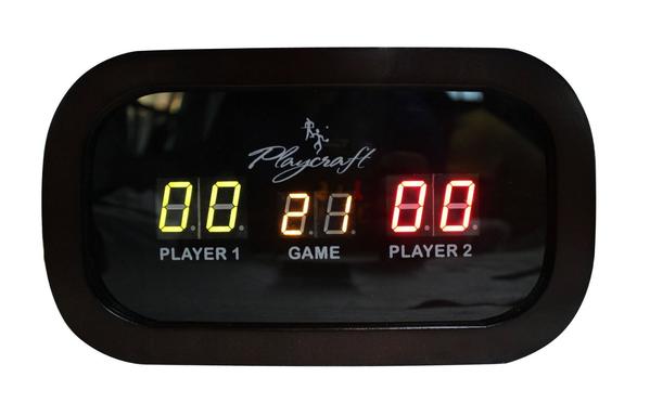 Playcraft 11" Hard Wood Elec. Shuffleboard Scorers in Black, Cherry, Espresso and Honey