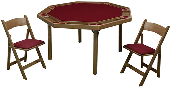 Kestell 8-Player Contemporary Folding Poker Table