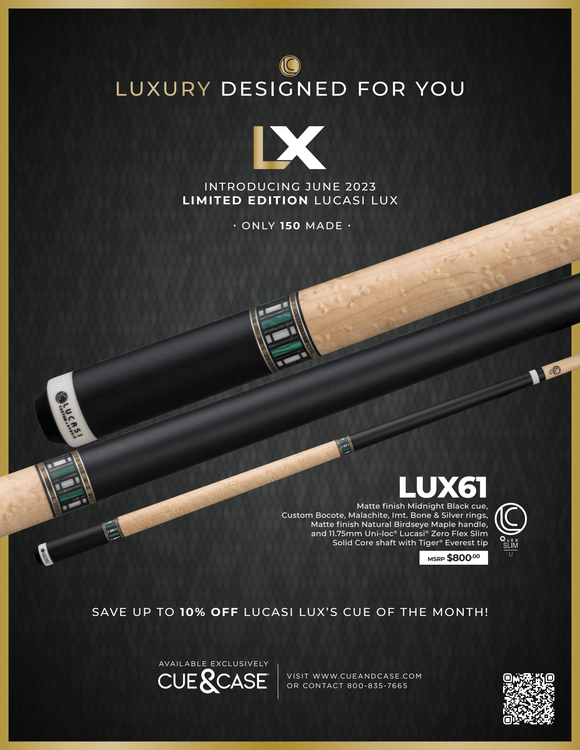 Lucasi Lux® LUX61 Pool Cue