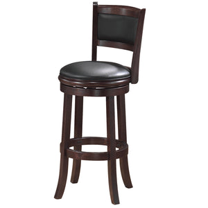 RAM Game Room Backed Barstool - Cappuccino