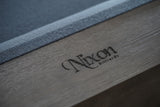 Nixon Bryant 8' Slate Pool Table in Grayson Grey Finish w/ Dining Top Option