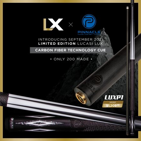 Lucasi Lux Pinnacle LUXP1 Carbon Fiber Composite Cue