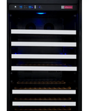 Allavino 47" Wide FlexCount II Tru-Vino 256 Bottle Dual Zone Stainless Steel Side-by-Side Wine Refrigerator