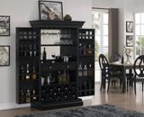 American Heritage Jordan Wine Cabinet In Black