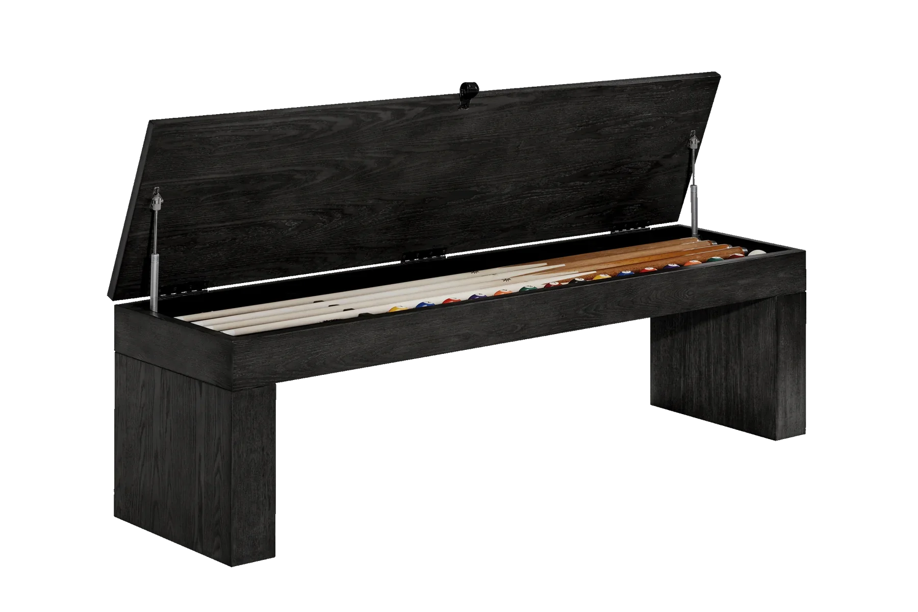 American Heritage Billiards Vancouver 8' Slate Pool Table In Natural and Black Ash