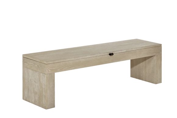 American Heritage Vancouver Multi-Functional Storage Bench in Natural Ash