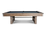 Nixon Bryant 8' Slate Pool Table in Weathered Natural Finish w/ Dining Top Option