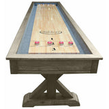 Playcraft Brazos River 12' Pro-Style Shuffleboard Table In Weathered Gray